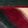 Tapis Gabbeh en laine persane authentique tissé à la main en Fars rayé rouge