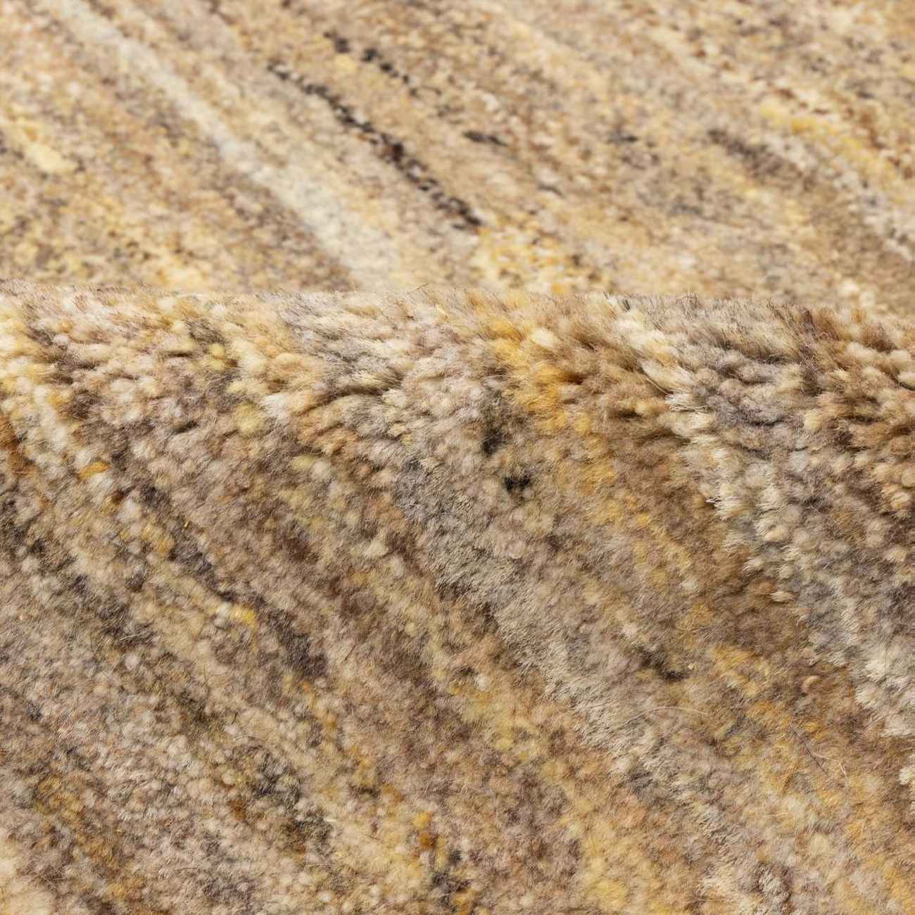 Tapis Gabbeh en laine persane authentique tissé à la main en Fars crème