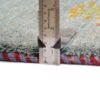 Tapis Gabbeh en laine persane authentique tissé à la main en Fars bleu