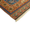 Tapis Kilim en laine persane authentique tissé à la main à Isfahan rayé crème