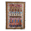 Tapis Kilim en laine persane authentique tissé à la main à Shiraz Qashqai