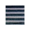 Tapis Kilim en laine persane tissé à la main en Khorasan rayé bleu