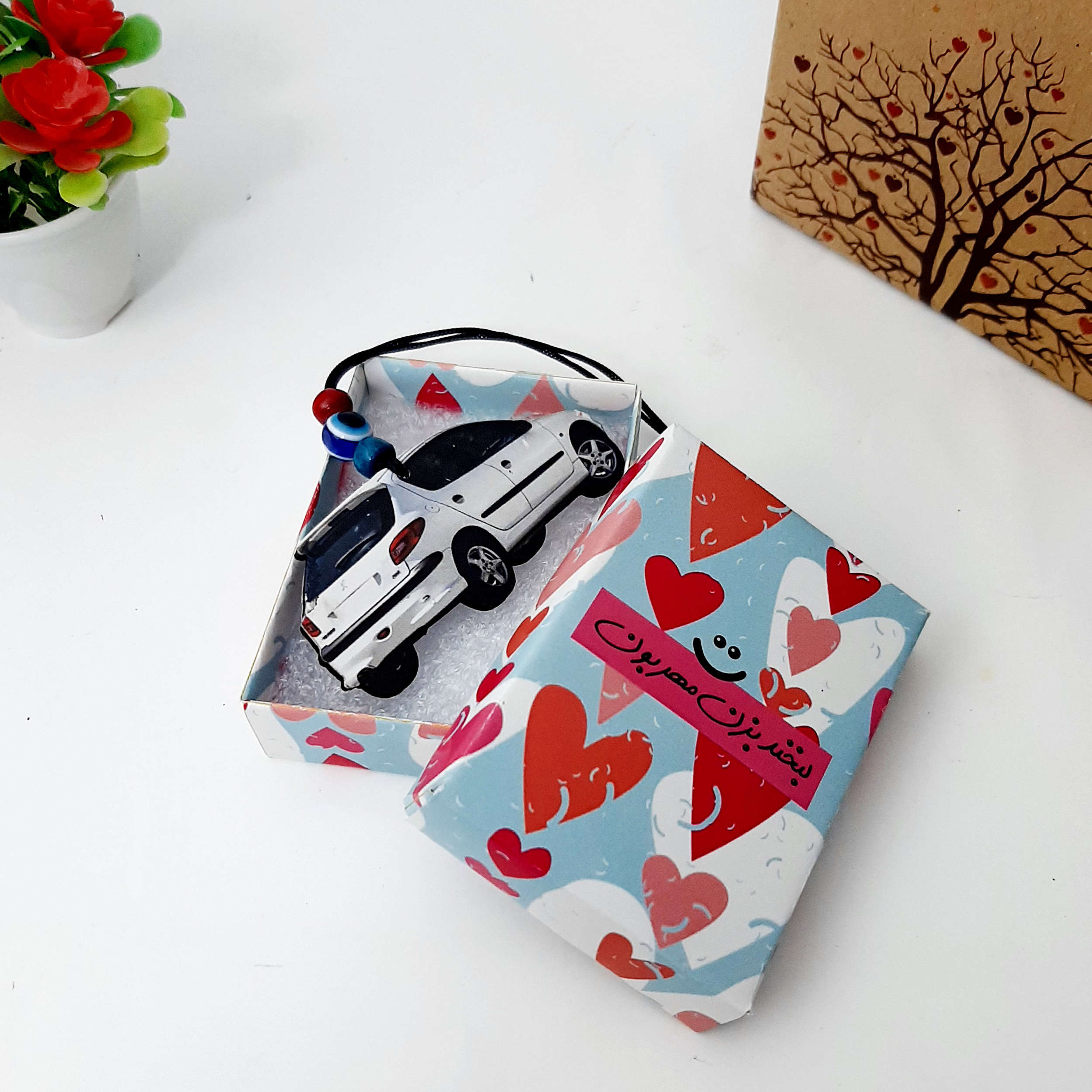 Ornement Rétroviseur – Peugeot 206 Blanc