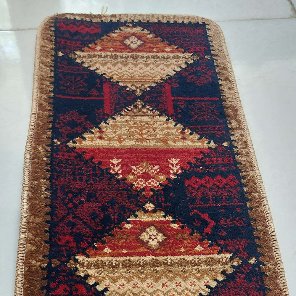 Tapis de marche pour escaliers intérieur – Motif traditionnel d’inspiration nomade perse