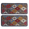 Tapis de marche pour escaliers intérieur – Motif traditionnel d’inspiration persane, 2 pièces