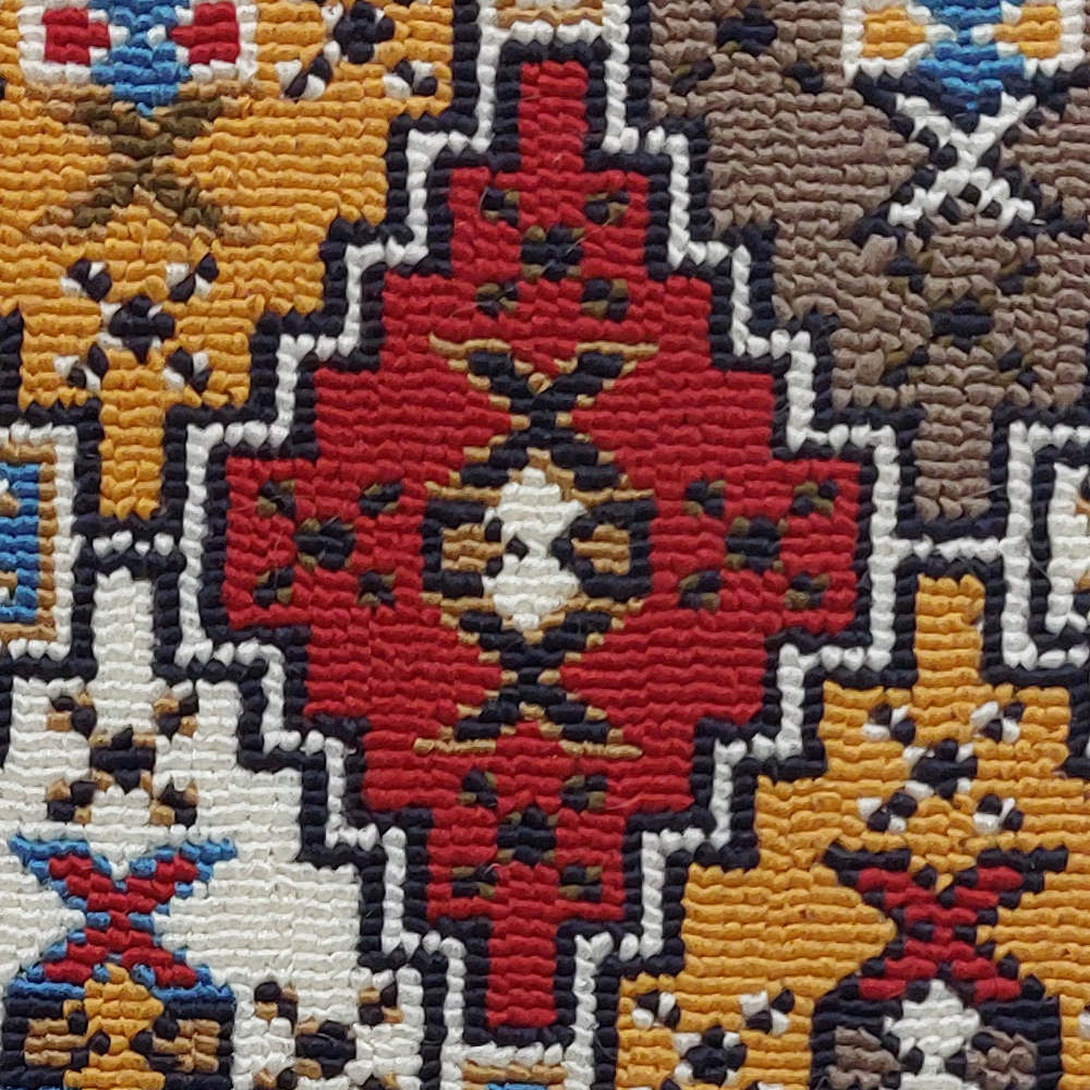 Tapis de marche pour escaliers intérieur – Motif traditionnel d’inspiration persane, 2 pièces