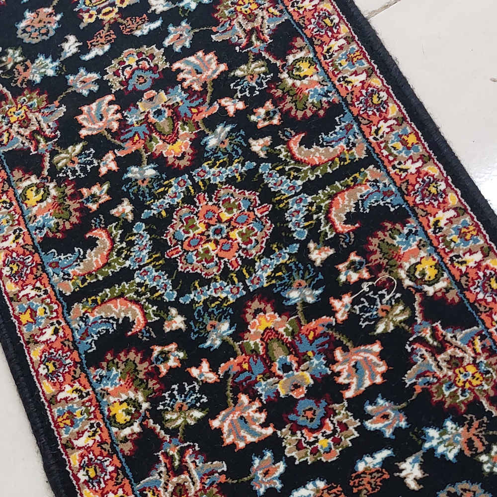 Tapis de marche pour escaliers intérieur – Motif traditionnel persan, antidérapant