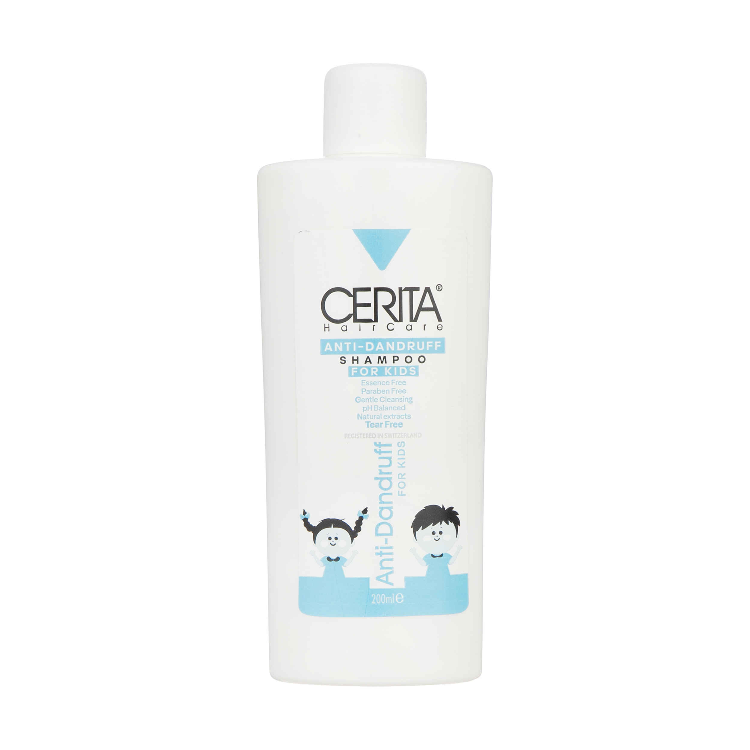 Shampooing antipelliculaire pour bébé Cerita - Doux et efficace, 200 ml.