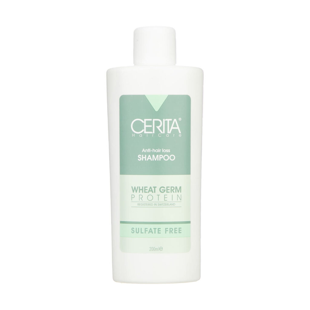 Cerita Shampooing au Germe de Blé Sans Sulfate pour Tous Types de Cheveux - Doux & Nourrissant