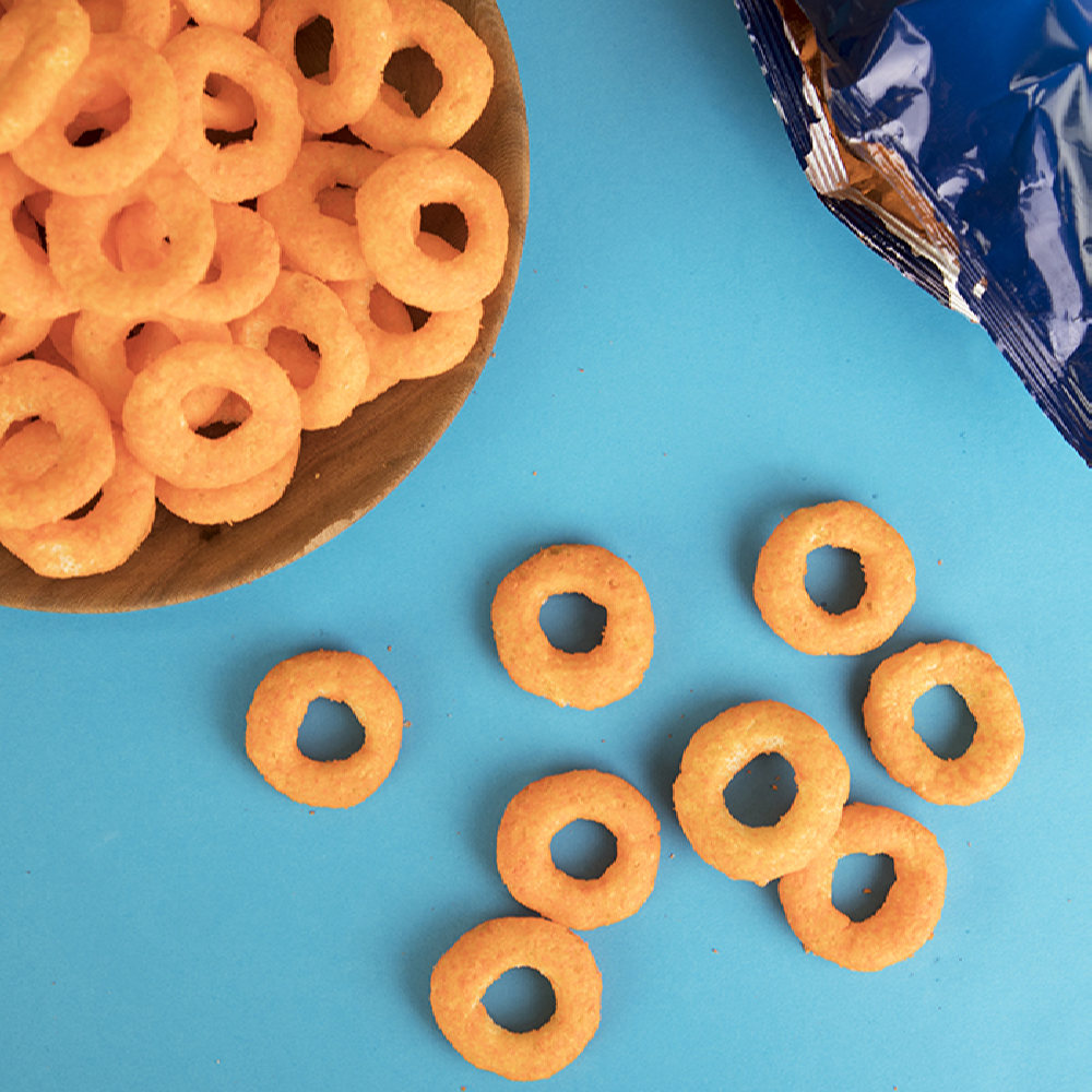 Cheetoz Hoops Iranien Pofak – Snack de Fromage Soufflé, 85 gr (15x)