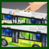 Autobus jouet Diecast City avec musique et portes ouvrantes