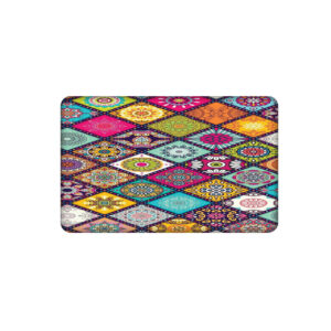 Autocollant carte bancaire persane – Design coloré