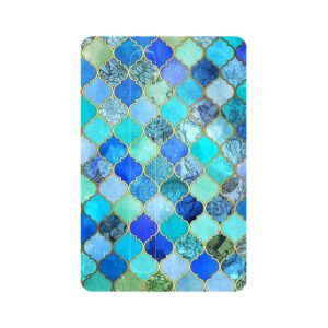 Autocollant carte bancaire persane – Motif de carreaux