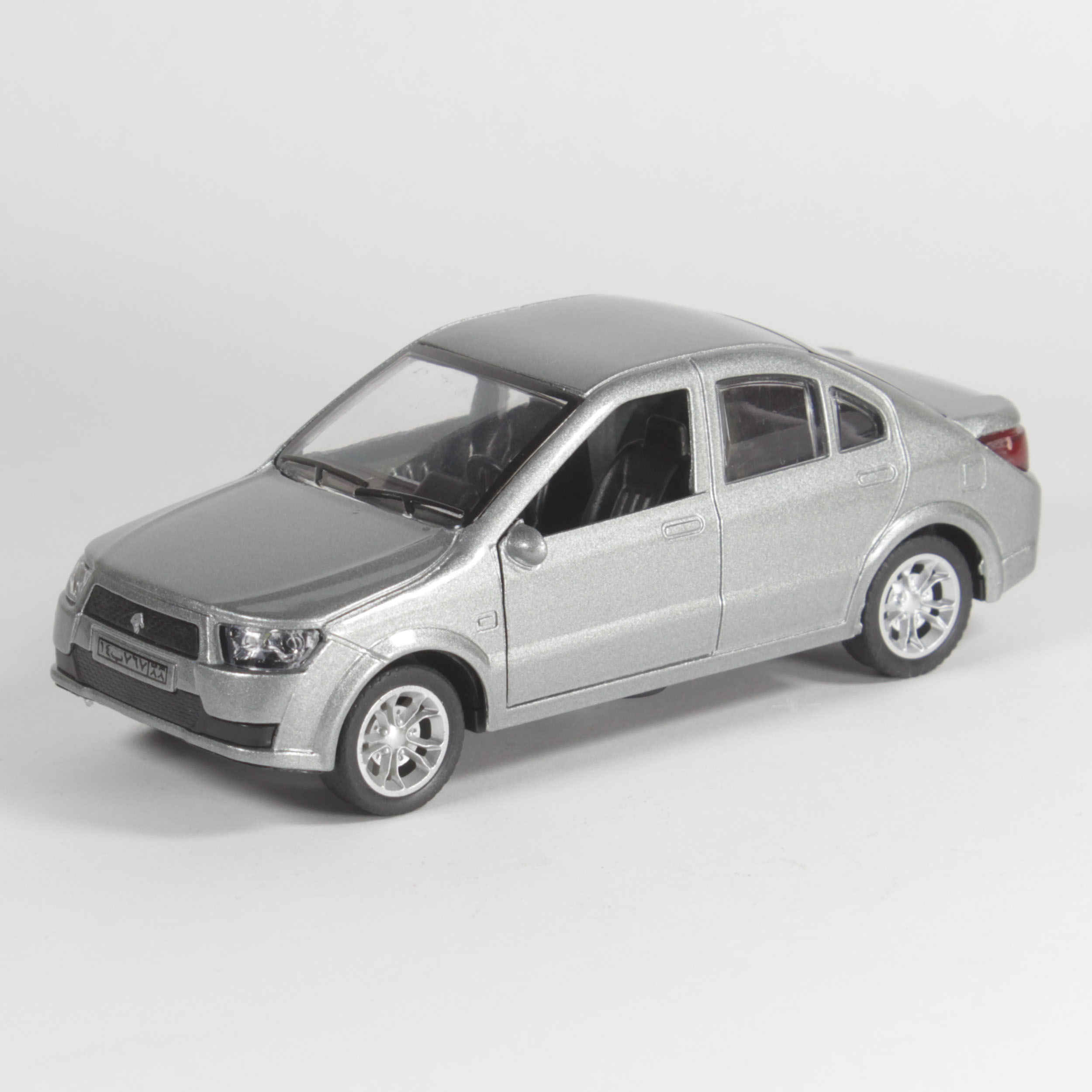Voiture jouet Diecast iranienne Dena avec phares et portes ouvrantes