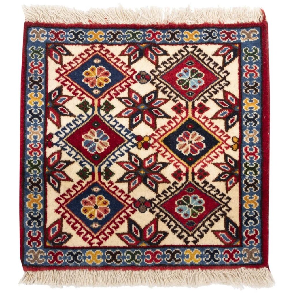 Tapis Gabbeh en laine persane véritablement tissé à la main en Chaharmahal & Bakhtiari