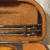 Étui Rigide pour Violon Taille 4/4 avec Revêtement en Cuir Étanche