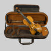 Étui Rigide pour Violon Taille 4/4 avec Revêtement en Cuir Étanche