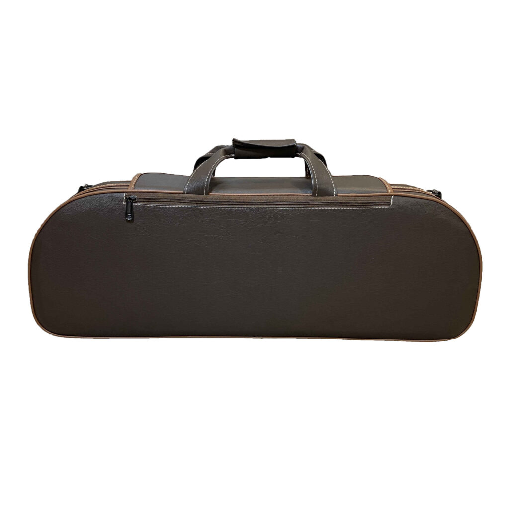 Étui Rigide pour Violon Taille 4/4 avec Revêtement en Cuir Étanche