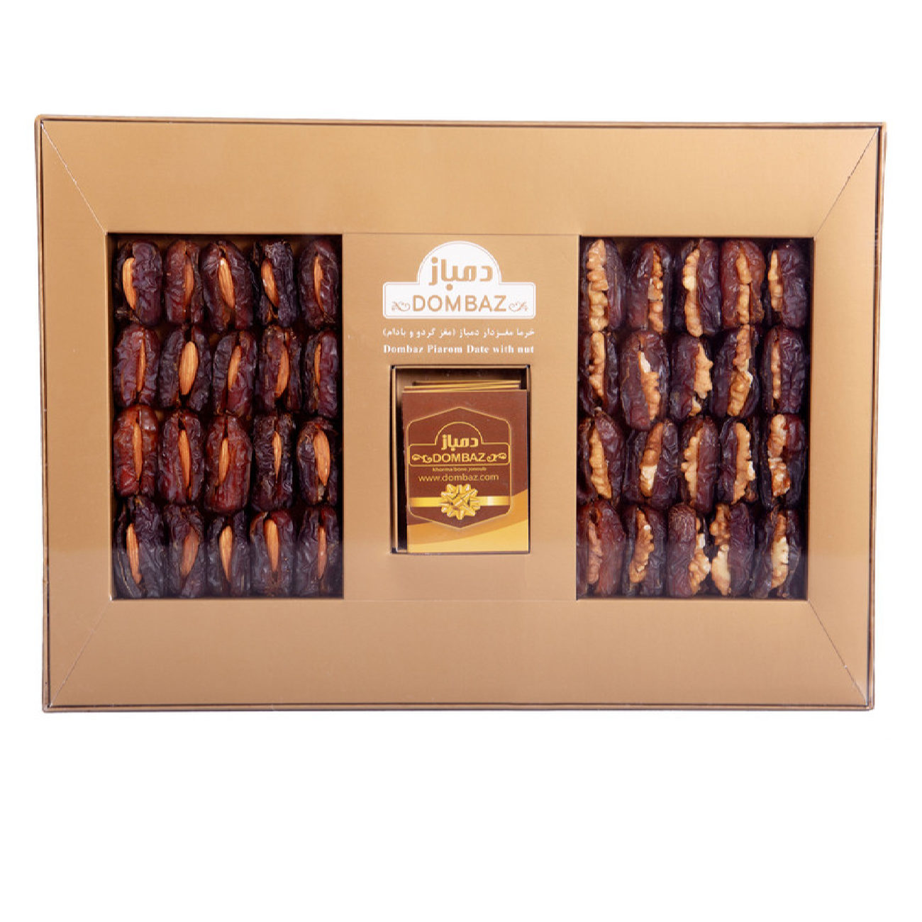 Dattes iraniennes séchées – variété Piarom farcies aux noix et aux amandes