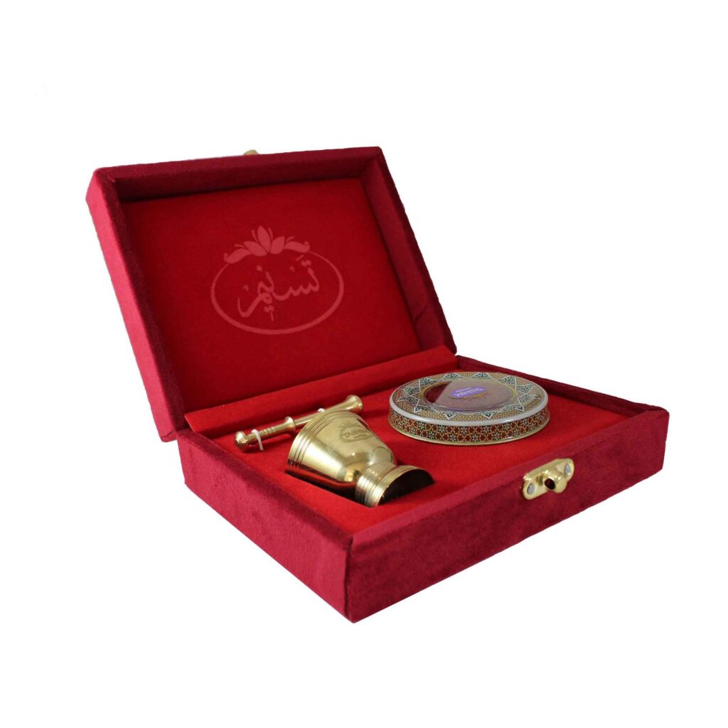 Coffret cadeau de safran iranien authentique Negin 1g