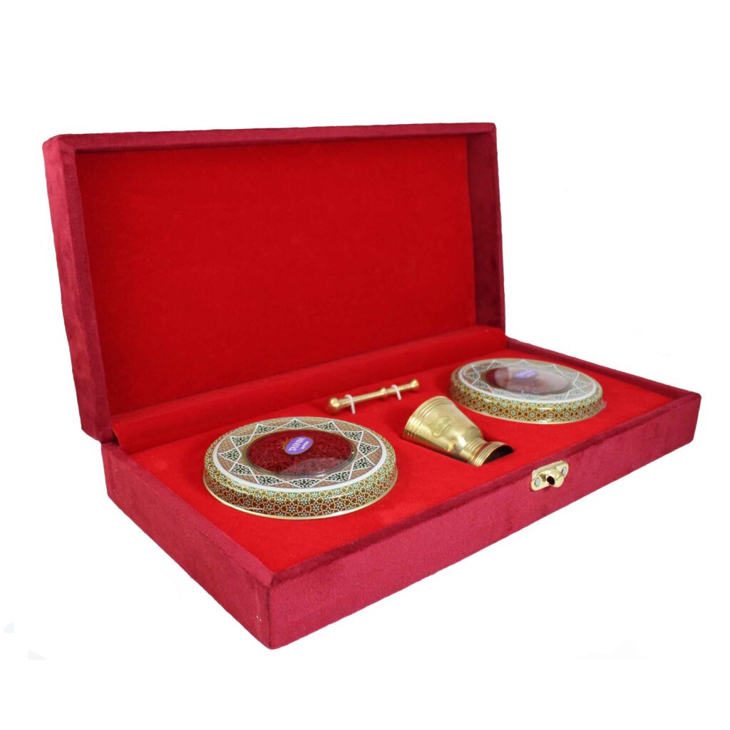 Coffret cadeau de safran iranien authentique Negin 9.2g