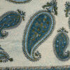 Nappe Iranienne : Imprimée au Bloc Traditionnel Kalamkari d'Ispahan - Modèle Bleu