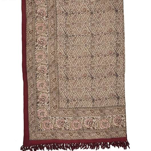 Nappe iranienne : L’art traditionnel de l’impression sur bloc Kalamkari d’Isfahan Momtazi