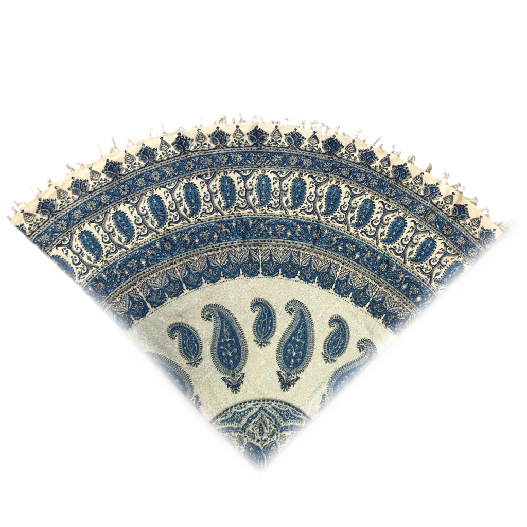 Nappe iranienne : L'art traditionnel de l'impression sur bloc Kalamkari d'Isfahan Saray