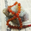 Chapelet islamique en agate rouge avec 33 perles