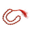 Chapelet islamique en agate rouge I avec 33 perles
