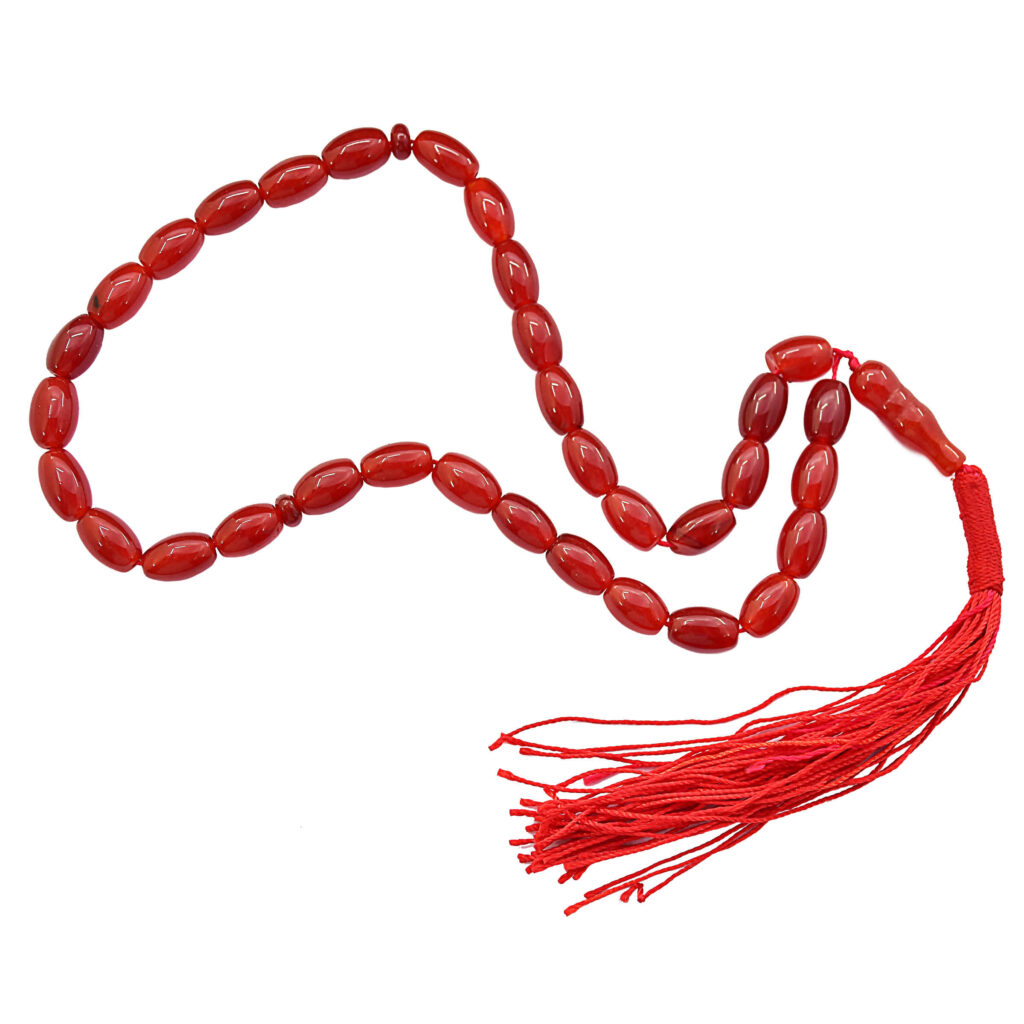 Chapelet islamique en agate “Heli” avec 101 perles