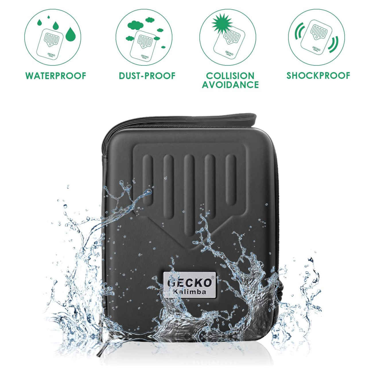 Gecko Kalimba 17-Key Thumb Piano Model K17Ca