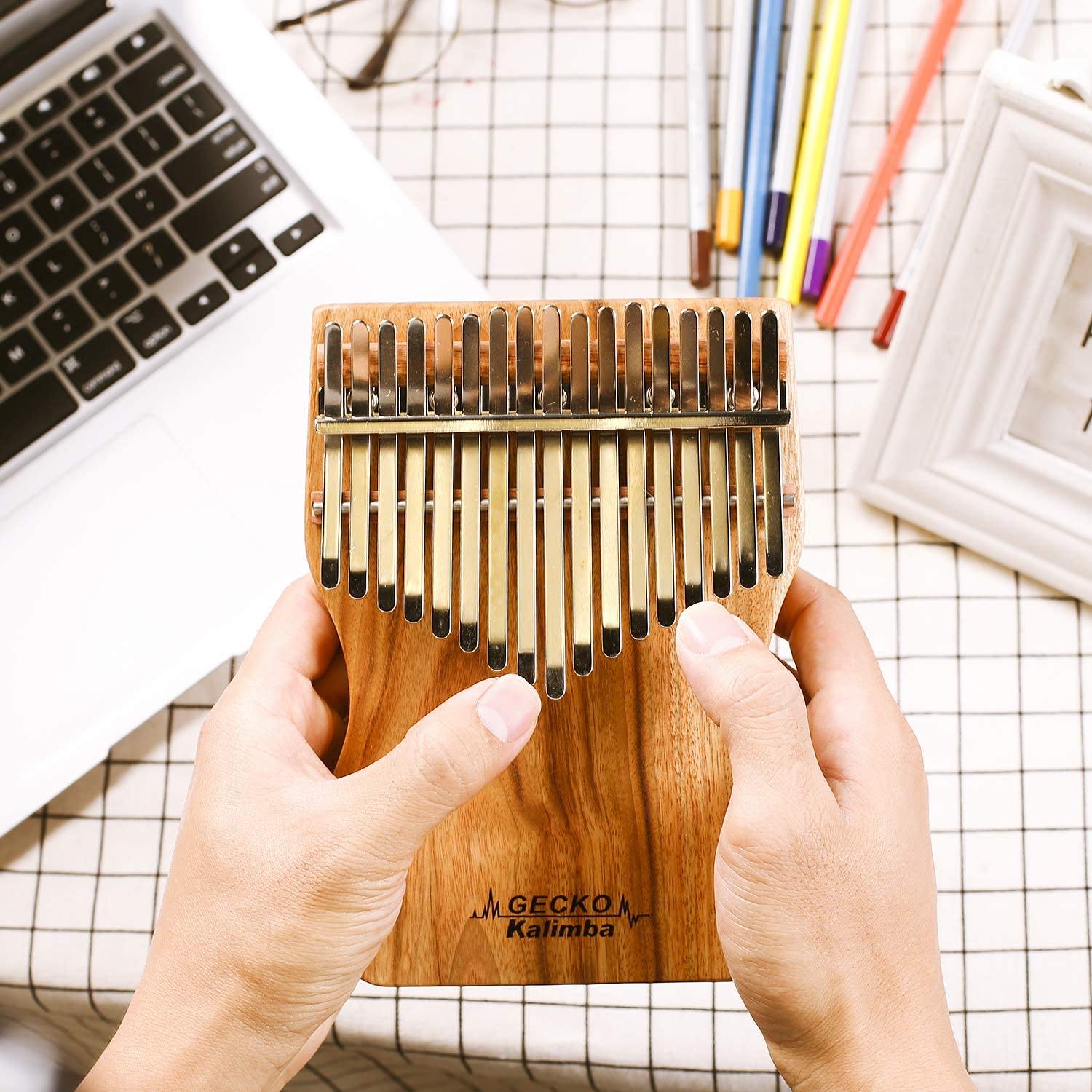 Gecko Kalimba 17-Key Thumb Piano Model K17Cap