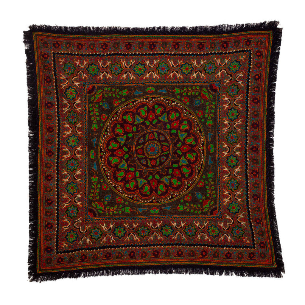 Nappe Pateh Héritage de Kerman Artisanale Marron T4