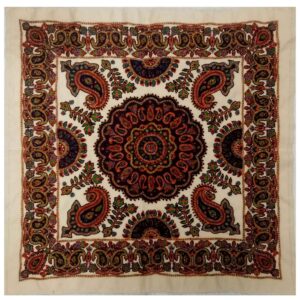 Héritage de Pateh de Kerman : Nappe Artisanale Iranienne Golshan