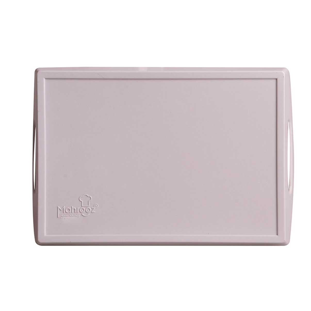 Plateau de service en mélamine léger et durable, design fleurs roses