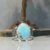 Bague en Argent Persan Faite Main pour Homme avec Turquoise de Neyshabur