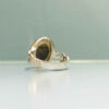Bague pour Homme en Argent Persan Motif Cachemire avec Turquoise Naturelle de Neyshabur
