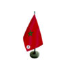 Drapeau de Table du Maroc avec Base en Pierre