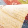 Tapis Gabbeh en laine persane tissé à la main en Fars motifs animaliers arbres