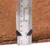 Tapis Gabbeh en laine persane original tissé à la main brun