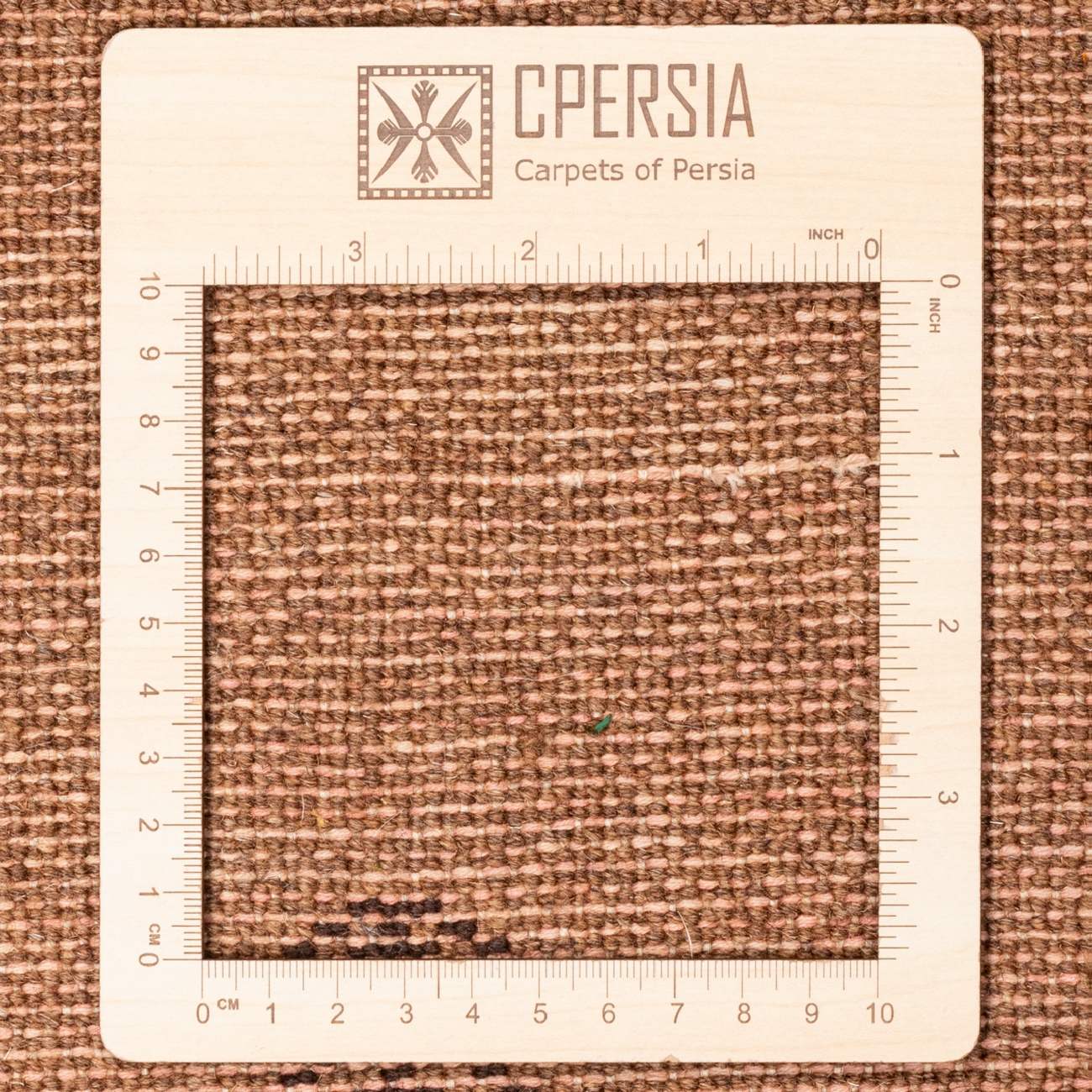 Tapis Gabbeh en laine persane original tissé à la main brun