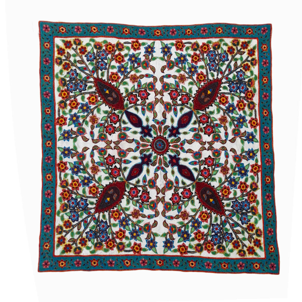 Élégance de Pateh Kerman Nappe Artisanale