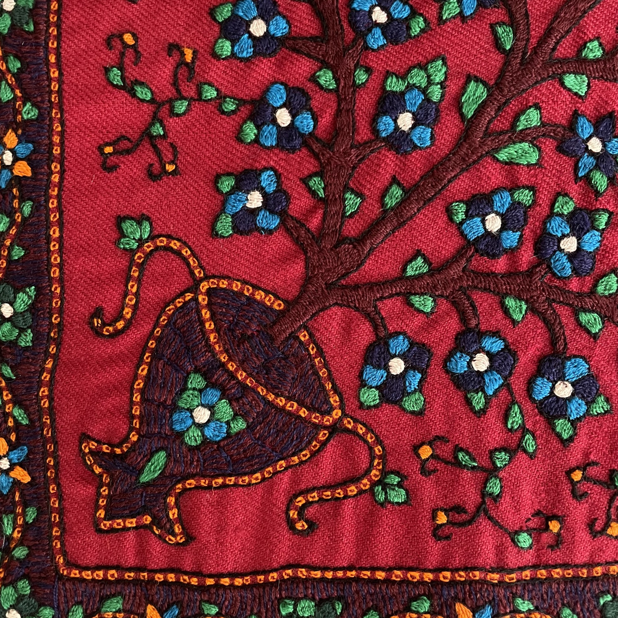 Nappe de Pateh Kerman Élégance Arbre de Vie