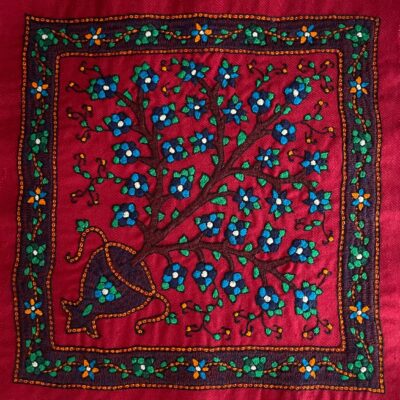 Nappe de Pateh Kerman Élégance Arbre de Vie