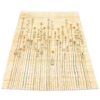 Tapis Gabbeh en laine persane tissé à la main en Fars floral crème