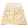 Tapis Gabbeh en laine persane tissé à la main en Fars floral crème