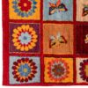 Tapis Gabbeh en laine persane tissé à la main en Fars papillon & fleurs