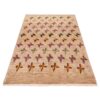 Tapis Gabbeh en laine persane tissé à la main en Fars papillon crème