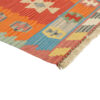 Tapis de Couloir Kilim Persan en Laine Tissé à la Main à Fars Qashqai Rouge